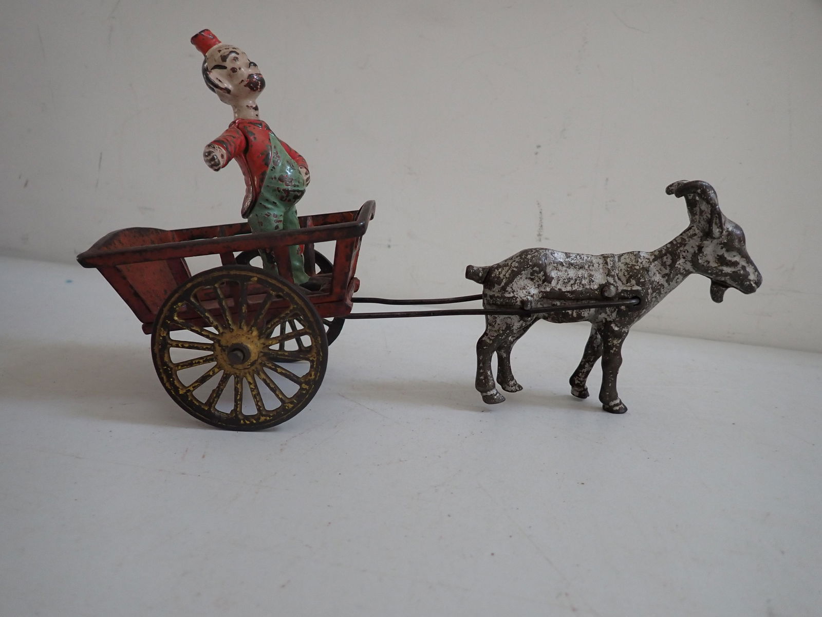 Cast Iron Happy Hooligan Goat Drawn Cart Toy (1 of 8)