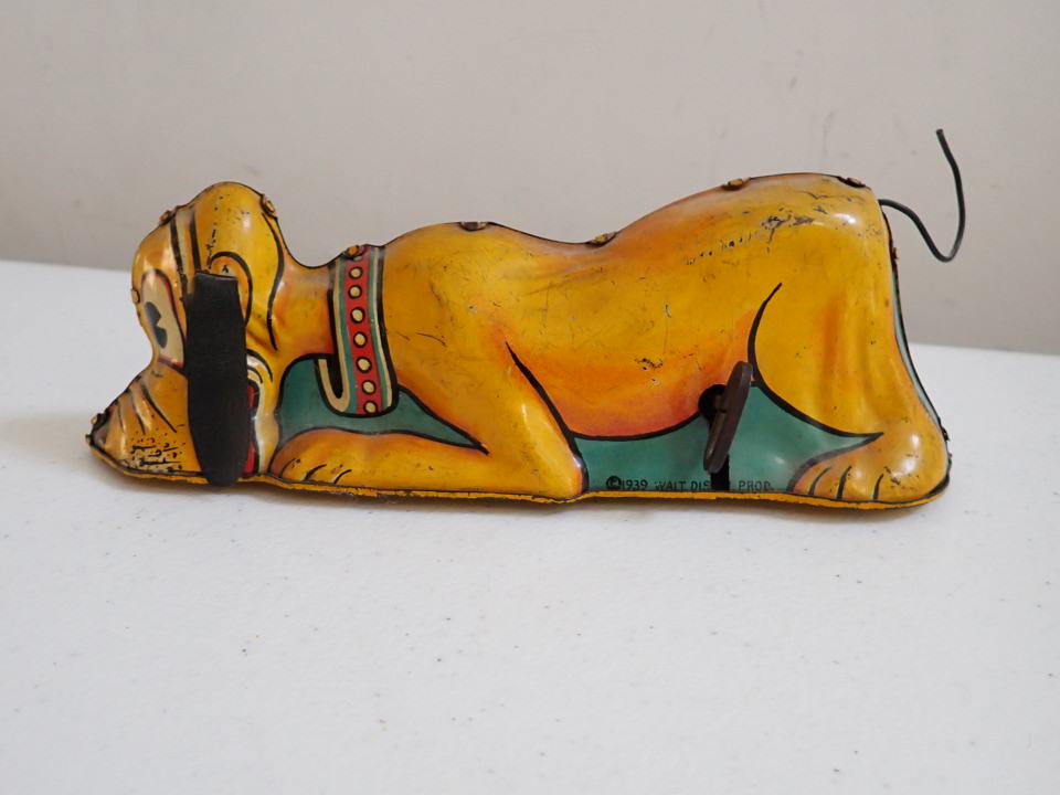 Walt Disney Tin Pluto Toy. Max Copyright 1939 Walt Disney (1 of 11)