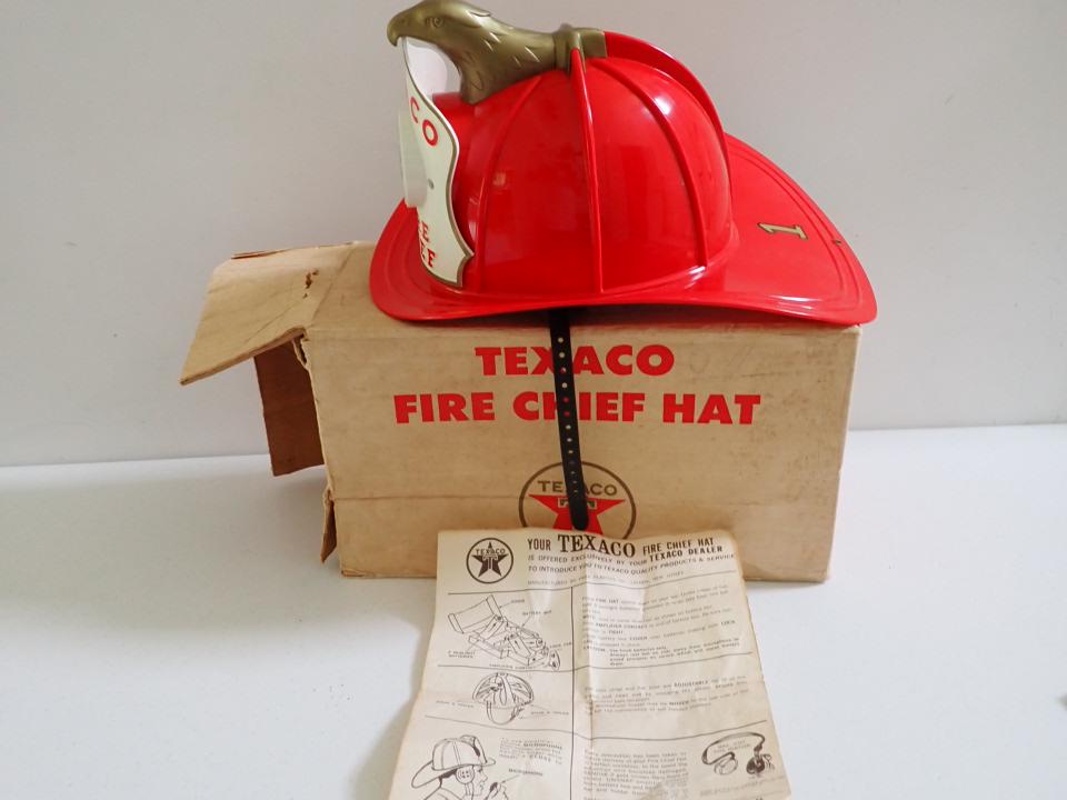Texaco Fire Chief Hat W/ Box