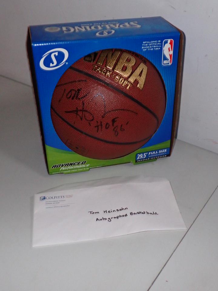 Tom Heinsohn Autographed Basketball with Certificate from (1 of 5)