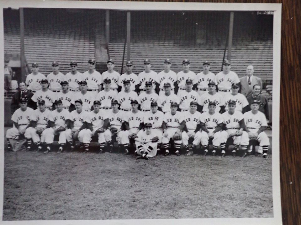 Red Sox Team Photo Ted Williams with Eyes Closed (1 of 7)