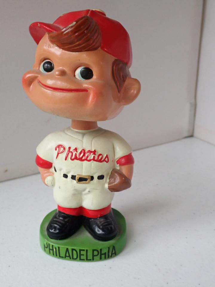 Vintage Philadelphia Phillies Bobble Head Nodder (1 of 8)