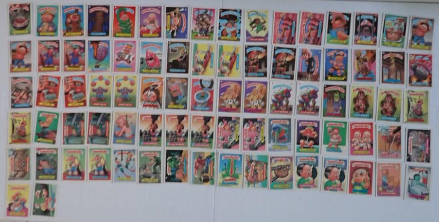 (194) 1987 Topps Garbage Pail Kids Cards: 259a - 415a and 252b - 417b - Not complete sets and includes duplicates