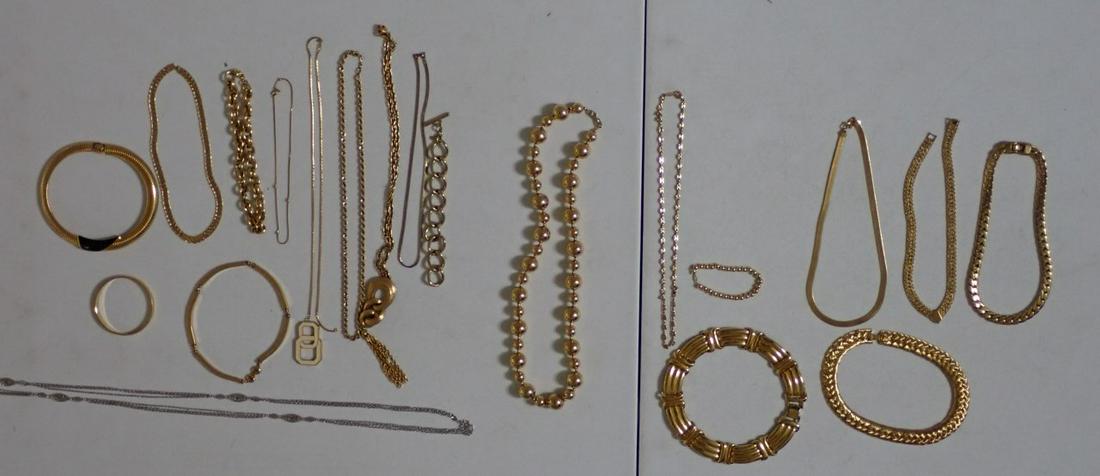 Monet and Napier Signed Costume Necklaces: Please see pictures for condition and details