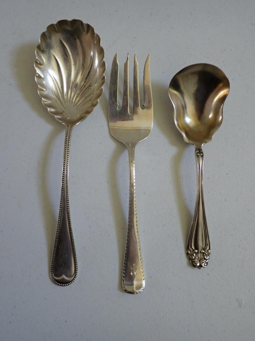 Gorham, A Stowell & Co., Reed & Barton & Other Sterling: Pat. 1906 Serving Spoon. Appr. 6.3 Troy ounces.