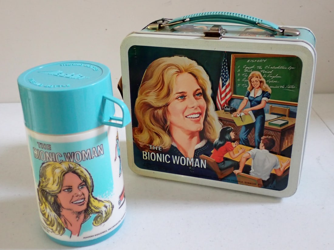 1978 Bionic Woman Lunchbox with Thermos (1 of 9)