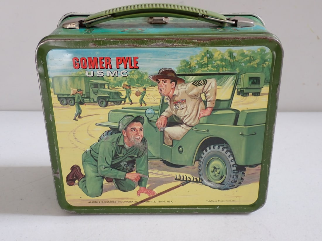 1966 Gomer Pyle Metal Lunchbox with Thermos by Aladdin (1 of 20)