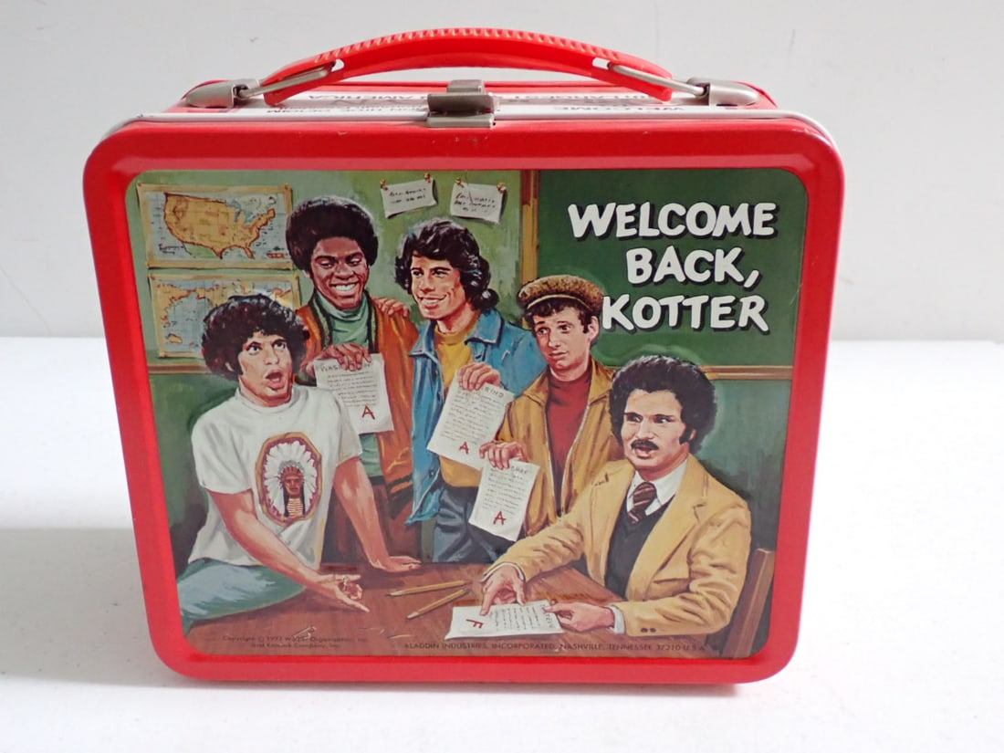 1977 Welcome Back Kotter Metal Lunchbox with Thermos (1 of 14)