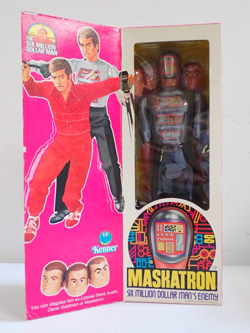 1976 Maskatron Six Million Dollar Man's Enemy in Box (1 of 12)