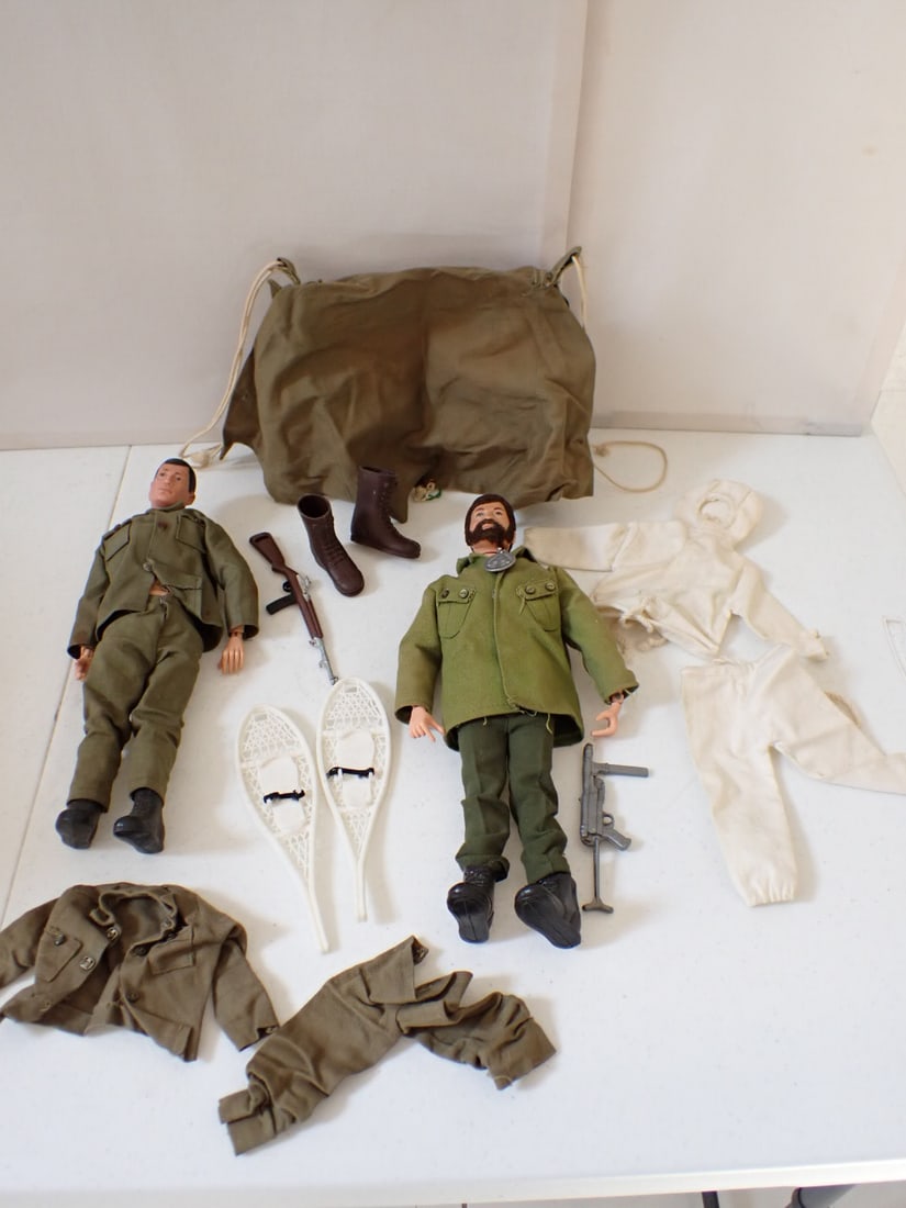 (2) 1964 GI Joe Action Figures (1 of 12)