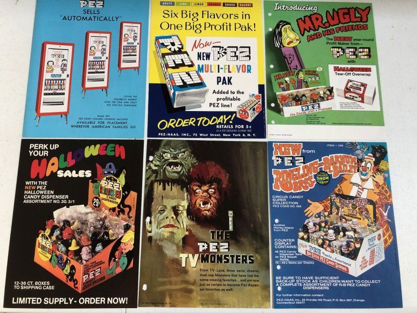 6 Vintage Pez Advertising Brochures/Pamphlets (1 of 14)