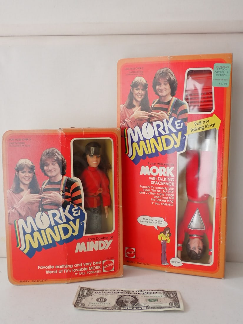 1979 Mattel Mork & Mindy Mork Doll  & Mindy Doll in Boxes (1 of 18)
