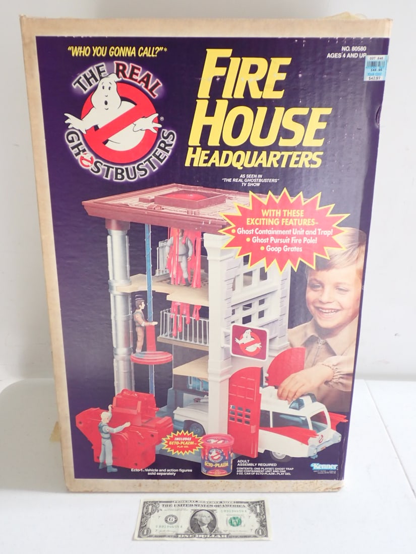 1989 The Real Ghostbusters Fire House Headquarters Kenner (1 of 6)