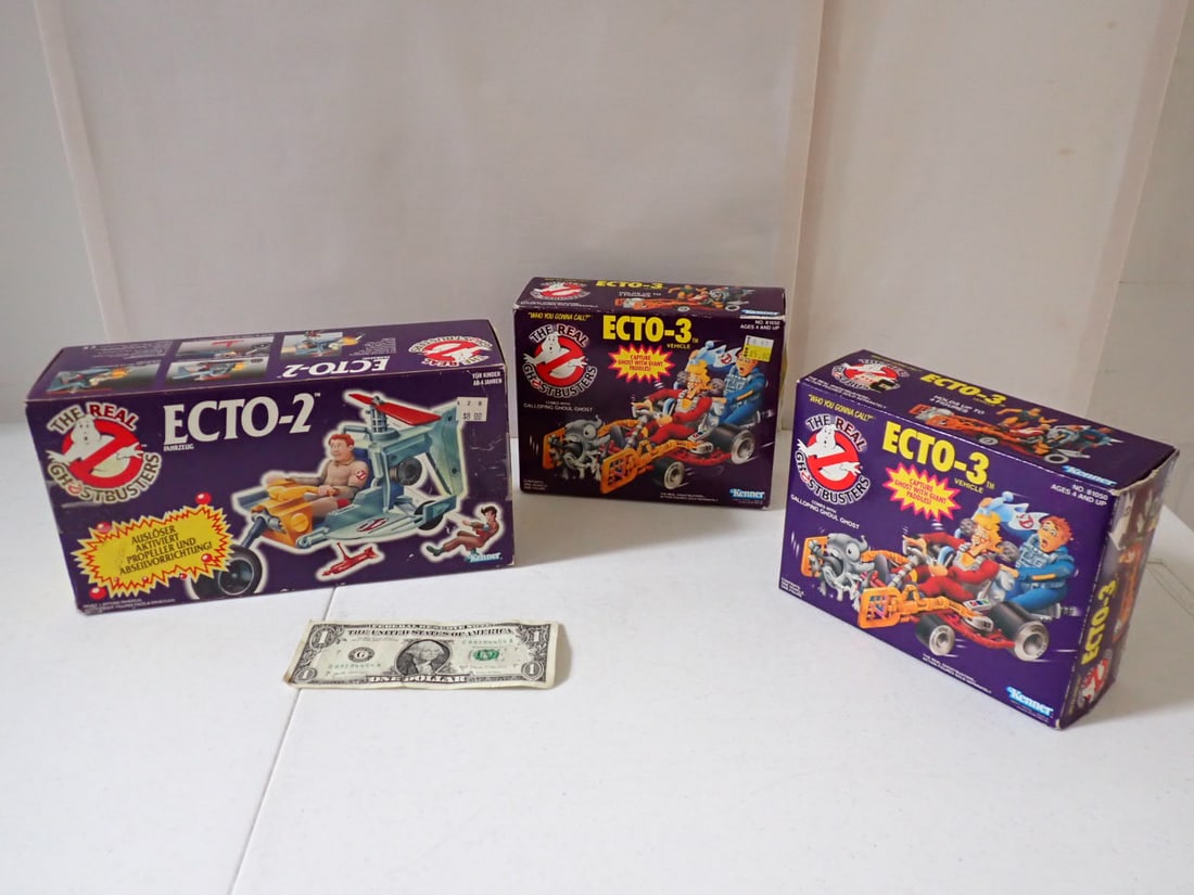 The Real Ghostbusters Ecto-No. 2, (2) Ecto-No. 3 & 6 Figures (1 of 15)