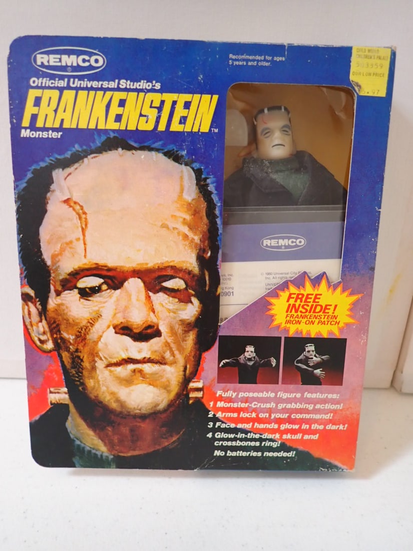 1980 Frankenstein 9" Figure Remco New in Box (1 of 17)