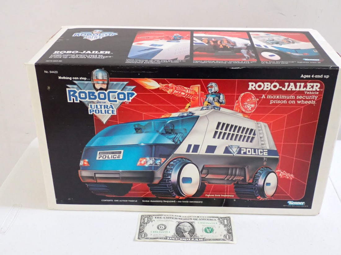 Robo Cop Robo-Jailer Vehicle Sealed in Box 1989 (1 of 4)