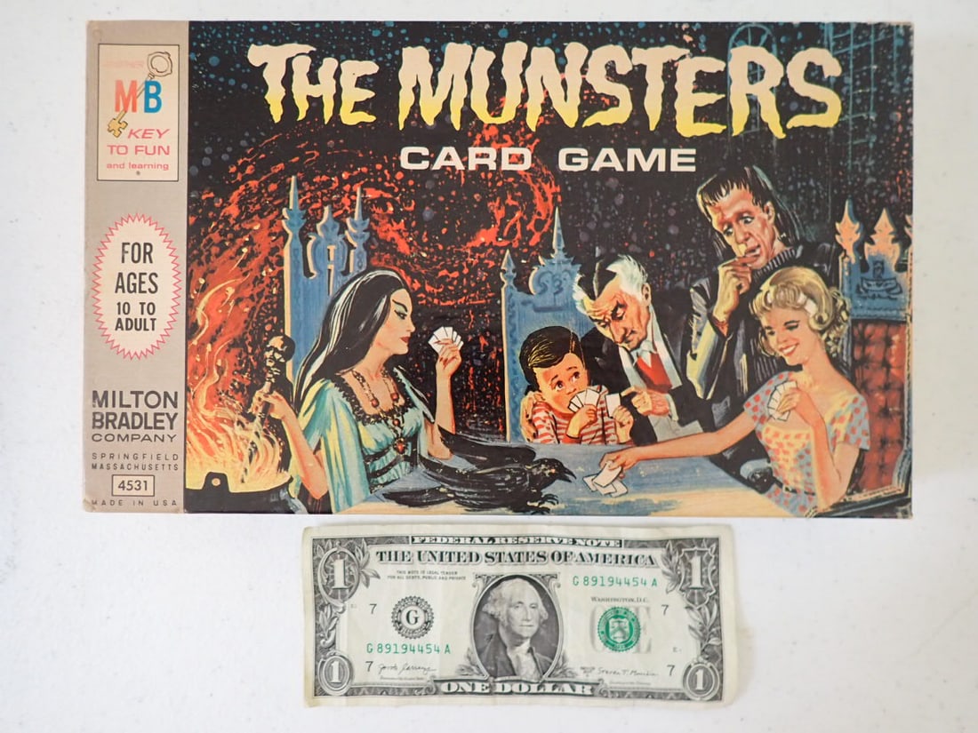 1964 Milton Bradley The Munsters Card Game Unused (1 of 12)