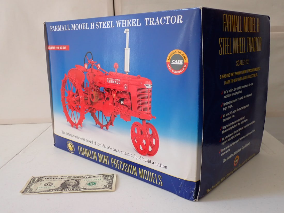 Franklin Mint Farmall Model H Steel Wheel Tractor (1 of 16)