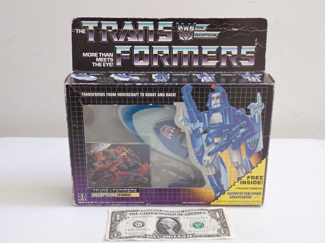 1986 Transformers Deception Scourge Complete with Box (1 of 14)