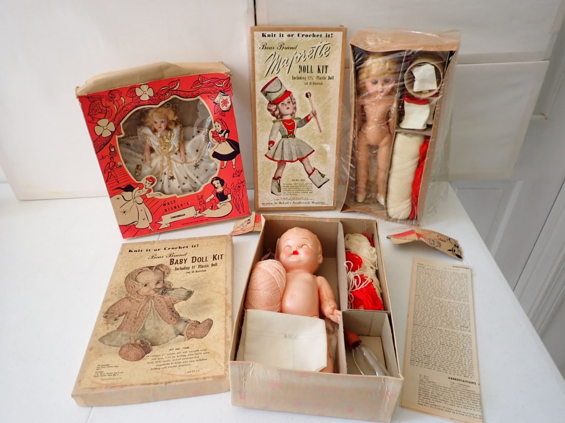 1950's Walt Disney Vintage Cinderella Doll, Majorette & Kits, etc. (1 of 15)