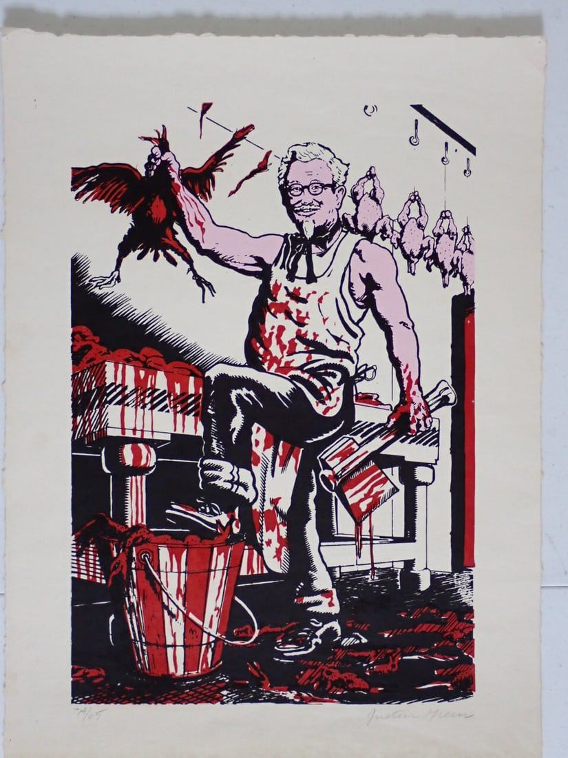 Justin Green Signed Limited Edition 34/65 (1 of 4)