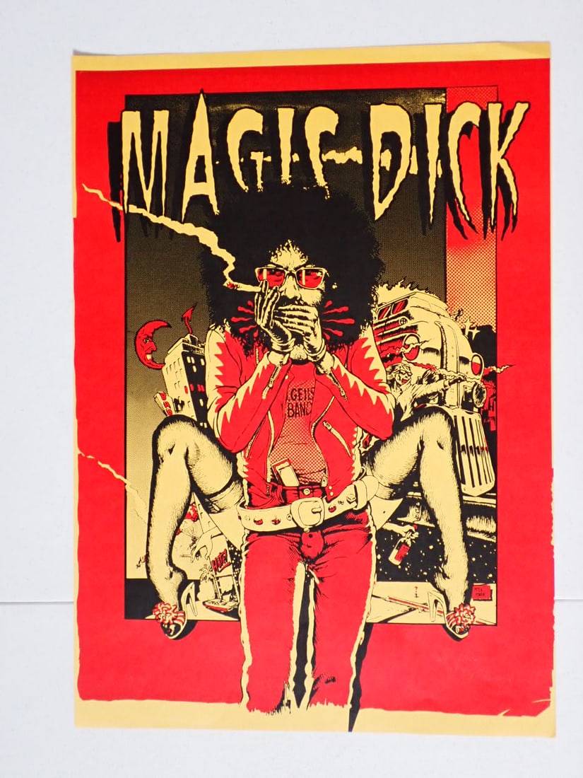 Magic Dick - J. Geil's Band Poster - Peter Pontiac Signature (1 of 11)