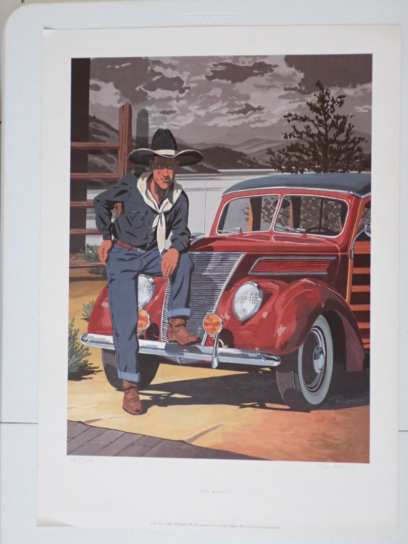 Ted Benoit The Car Signed Poster (1 of 6)