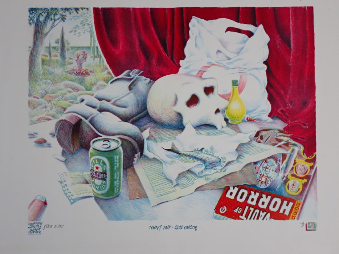 Peter Pontiac Signed and Dated Color Print (1 of 6)