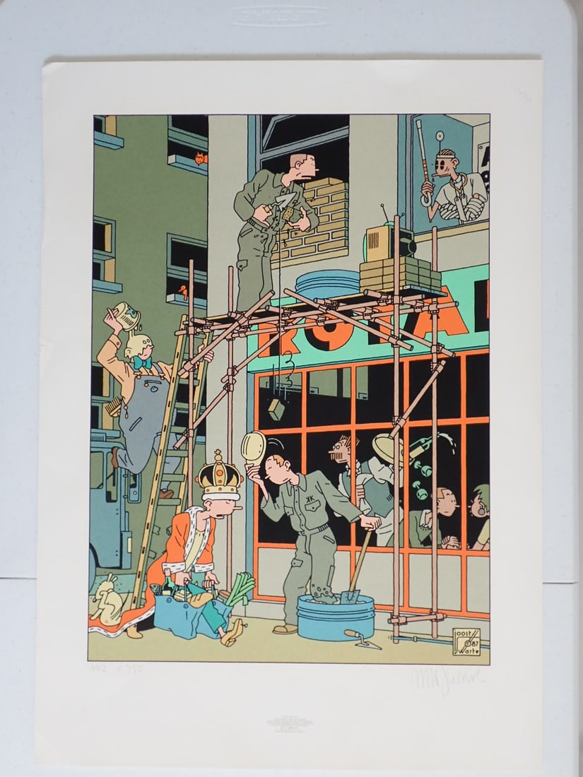 Cafe Royal Poster Signed by Joost Swarte. 442/750. (1 of 8)