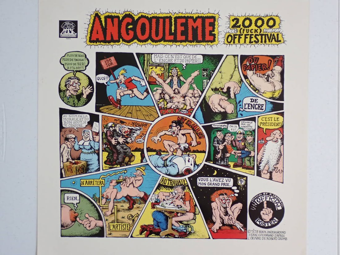 R. Crumb French Comics Festival Poster (1 of 12)