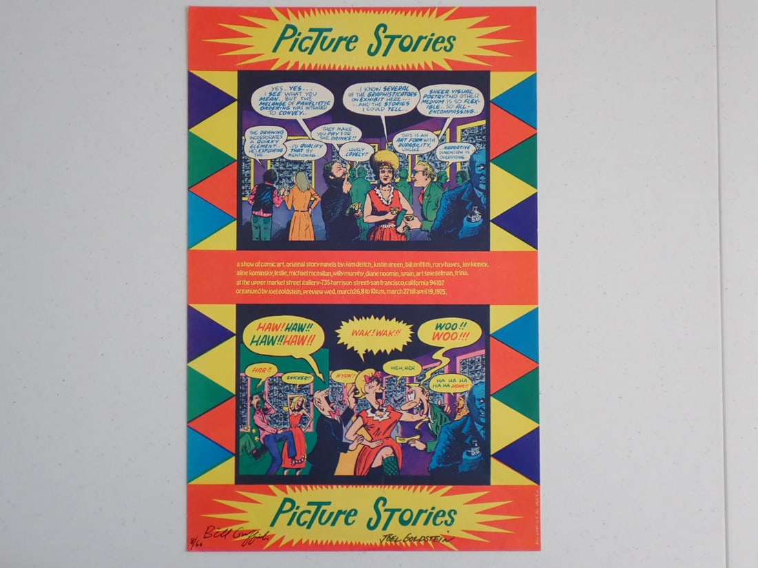 Bill Griffith Signed Art Exhibit Poster (1 of 9)