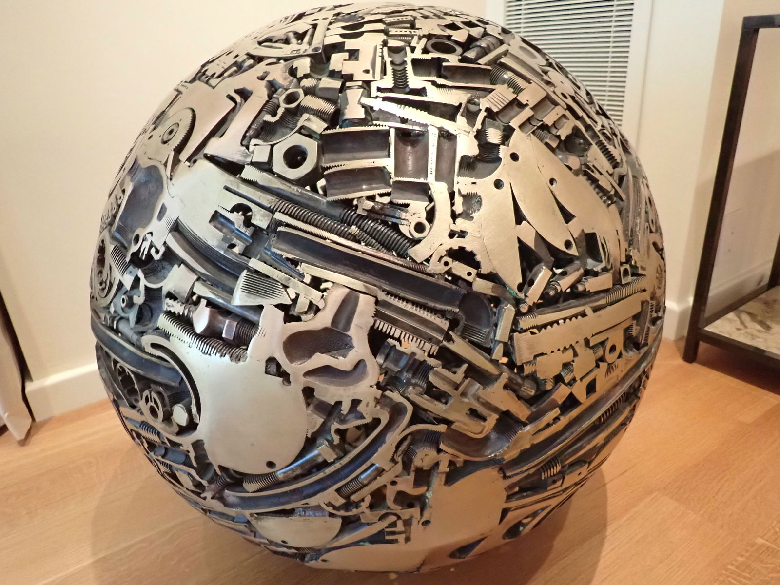 1982 Michael Malpass "Sunset Sphere II" Metal Sculpture (1 of 5)
