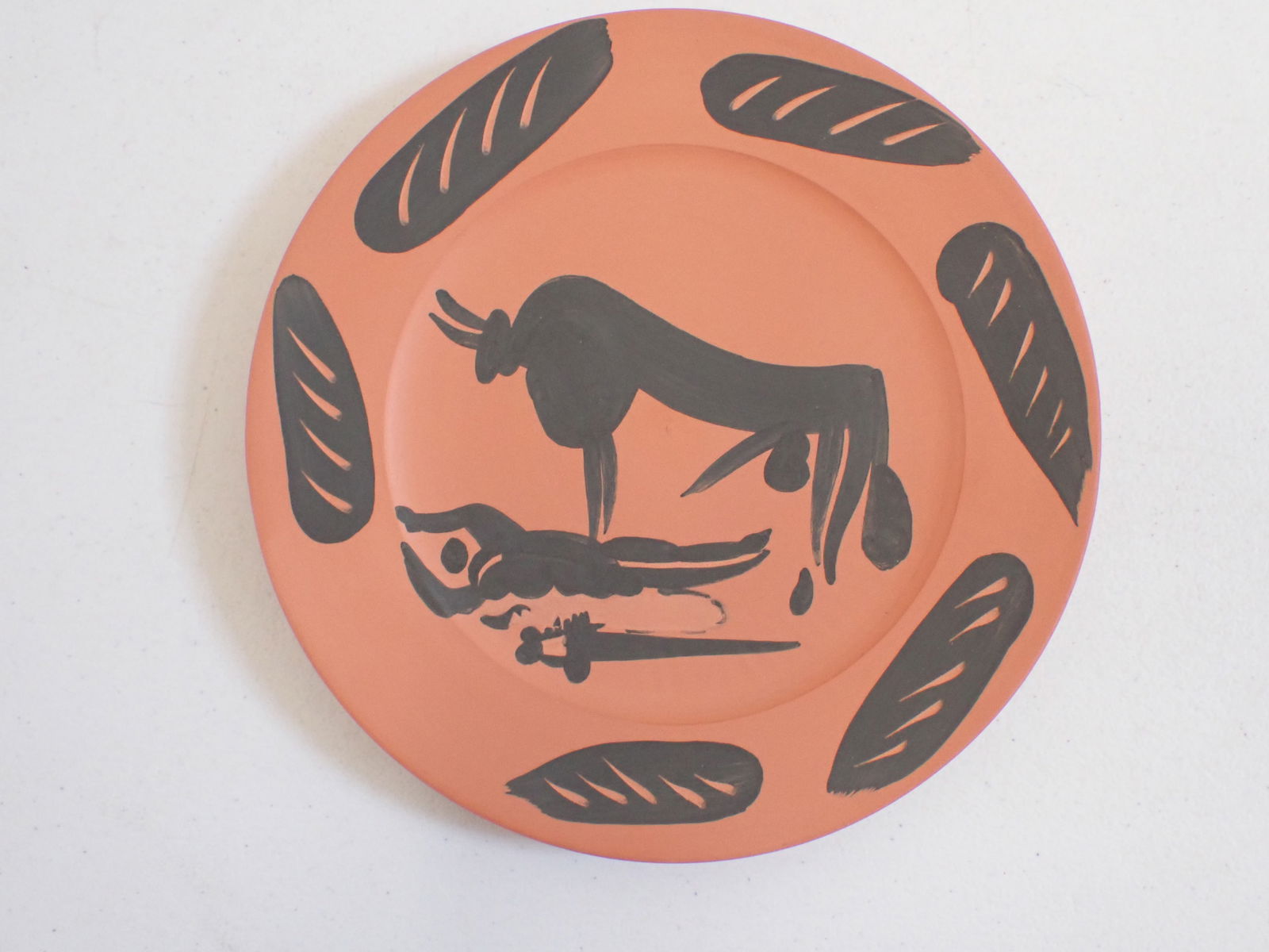 1957 Pablo Picasso Bullfighting Limited Edition Plate (1 of 7)