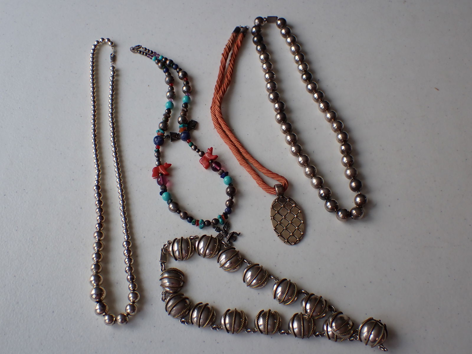 Sterling and 925 Necklaces (1 of 12)