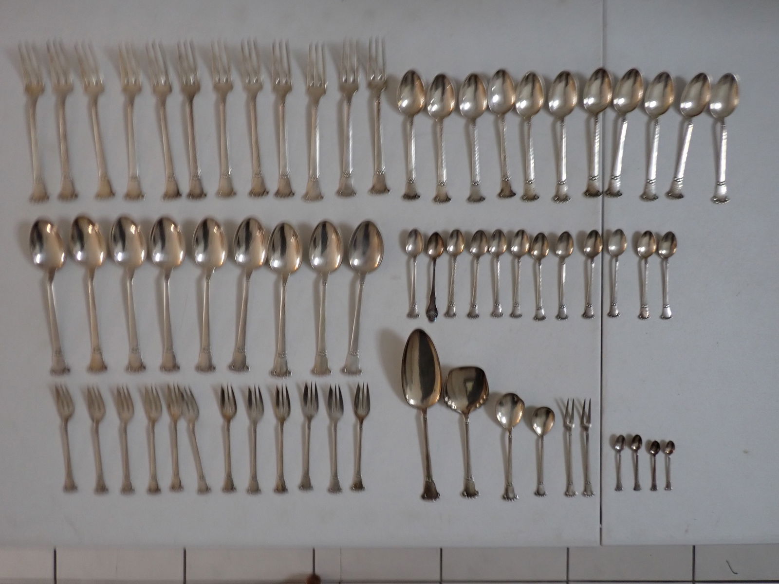 Christian Heise Arts & Crafts Sterling Flatware Set (1 of 20)