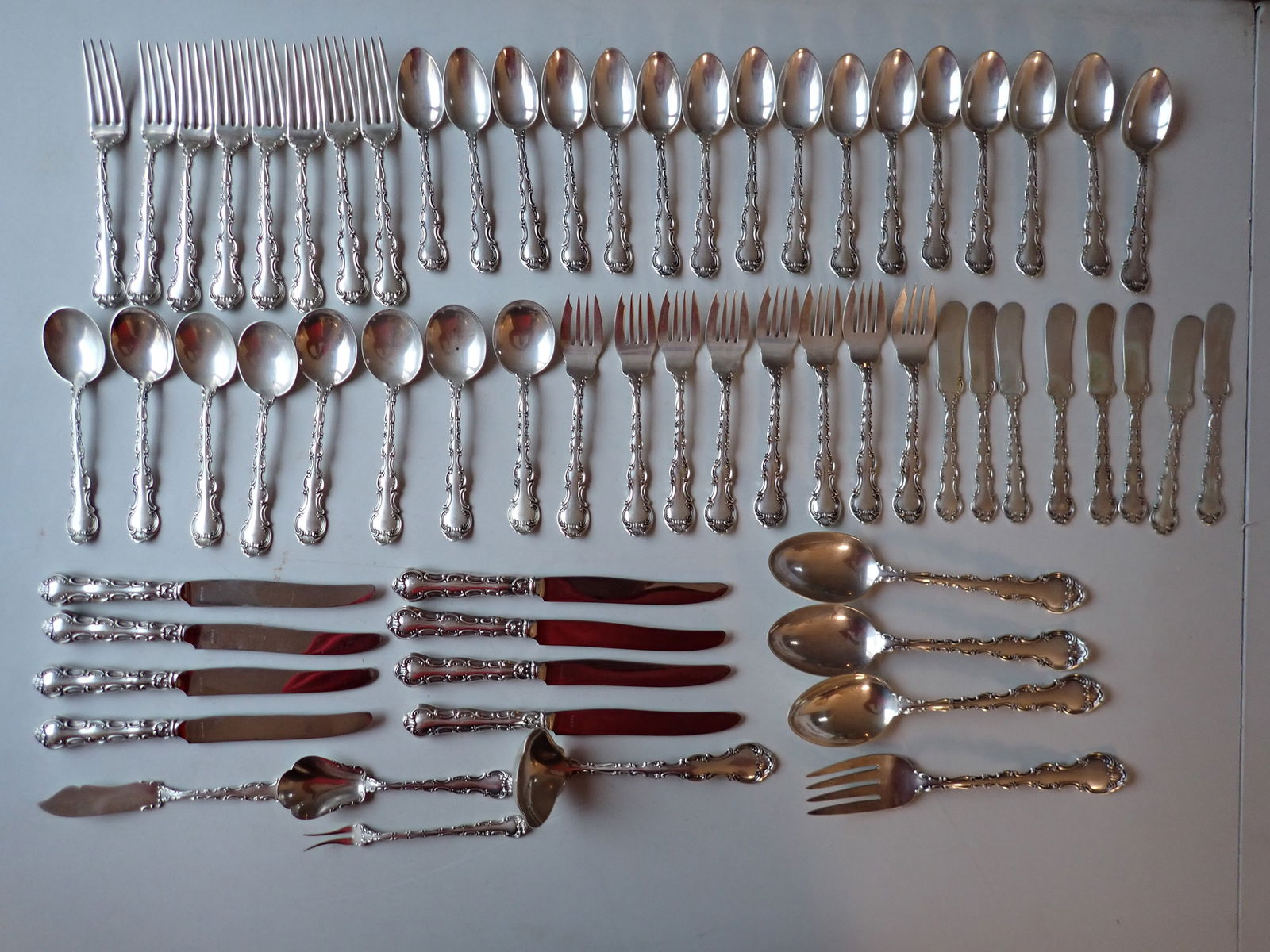 Gorham Strasbourg Sterling Silver Service for 8 - 62 Pieces (1 of 16)