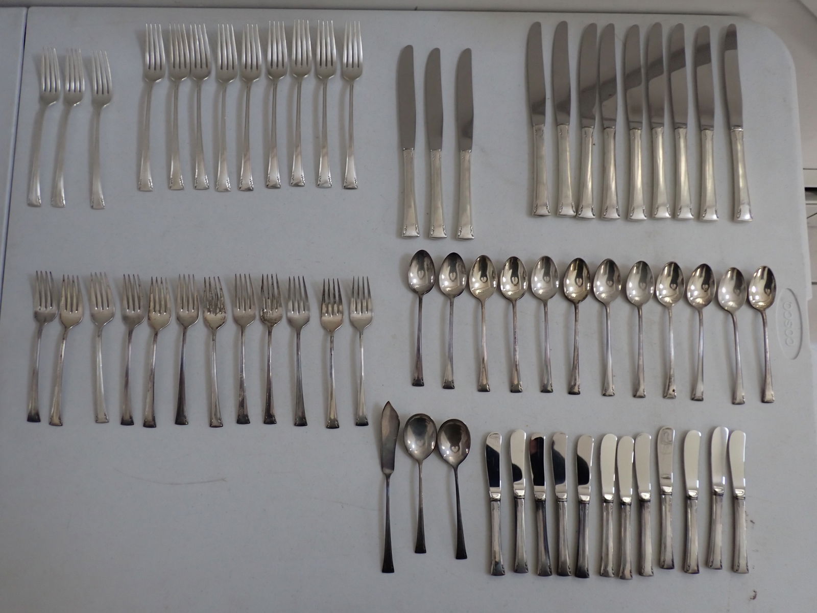 International Silver Serenity Sterling Flatware Set (1 of 13)