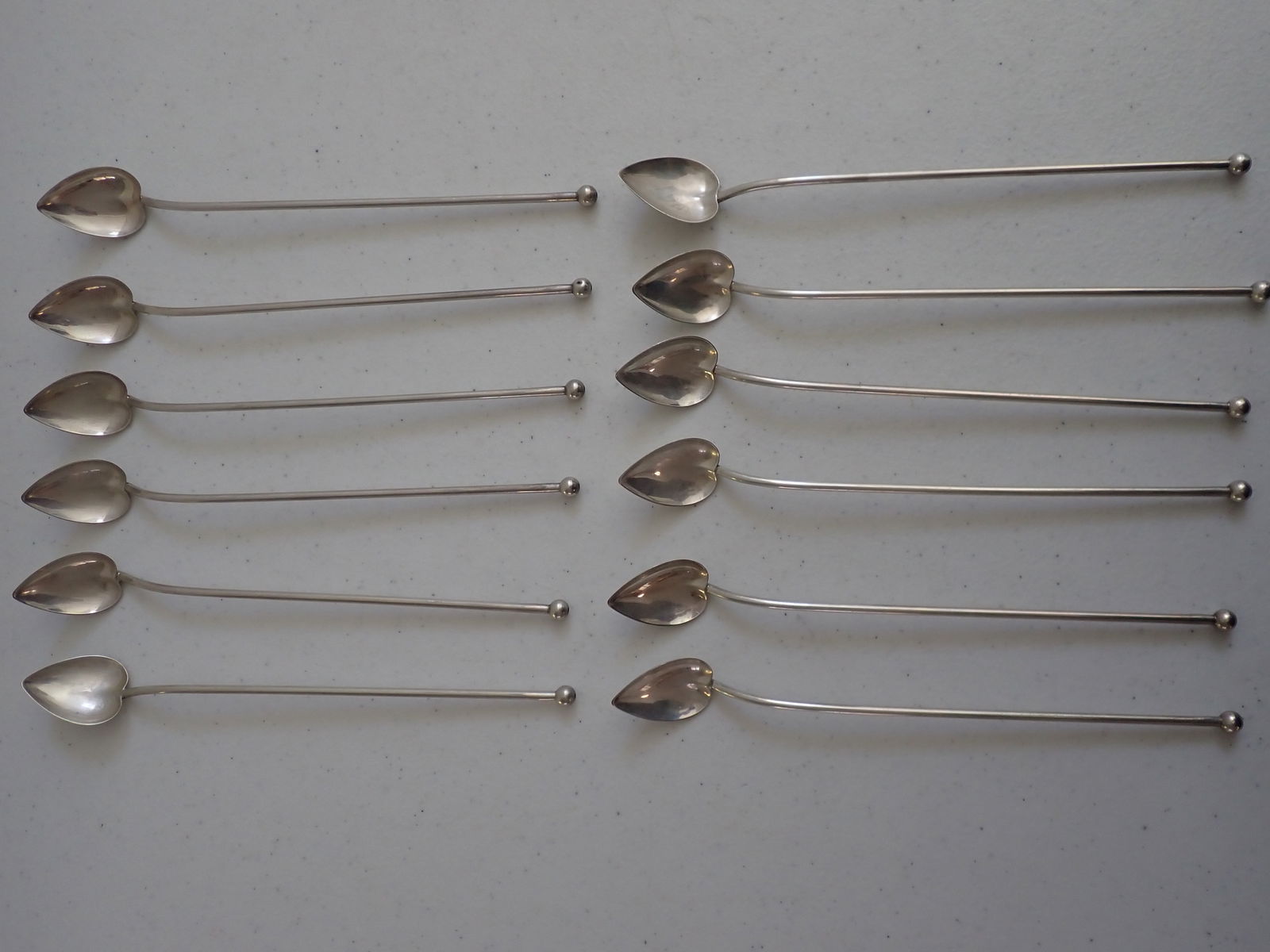 12 Sterling Silver Ice Tea Spoons (1 of 8)