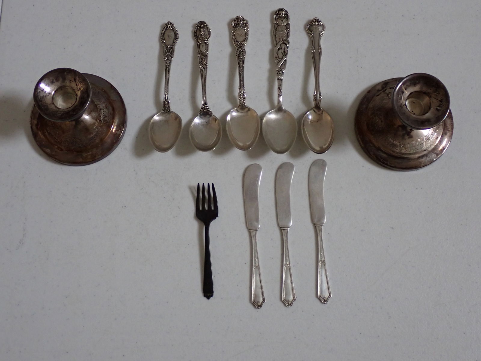 Sterling Spoons, Butter Knives, etc. (1 of 19)