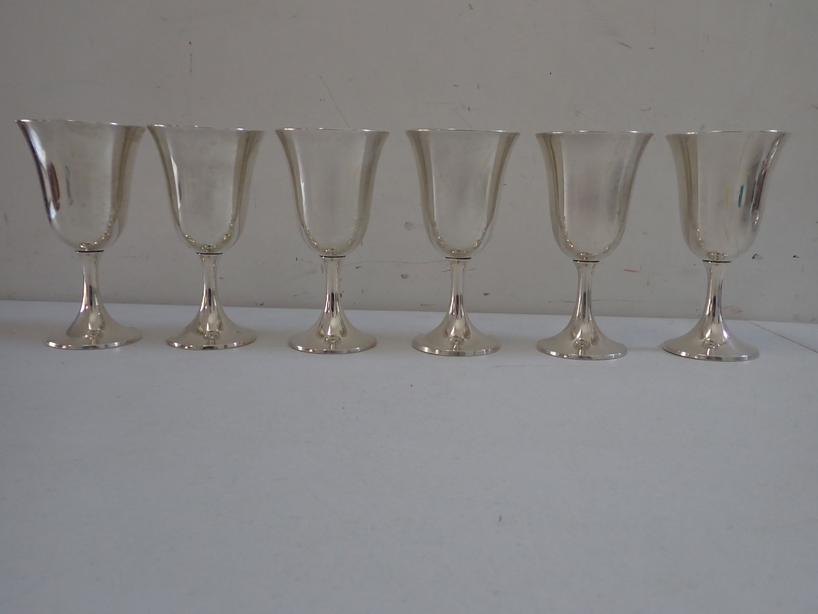 6 Wallace Sterling Silver Stemmed Goblet (1 of 12)