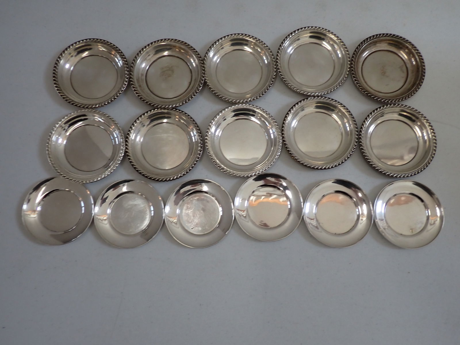 Sterling Cup Plates and Saucers (1 of 11)