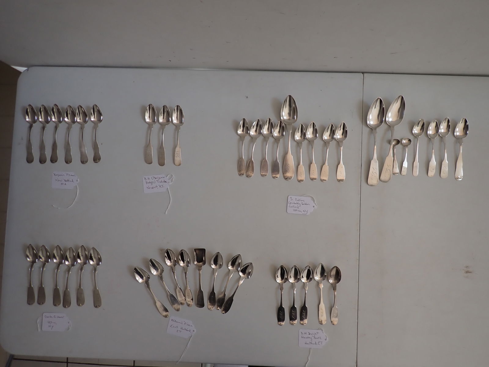 Coin Silver Spoons from Assorted Silversmiths (1 of 14)