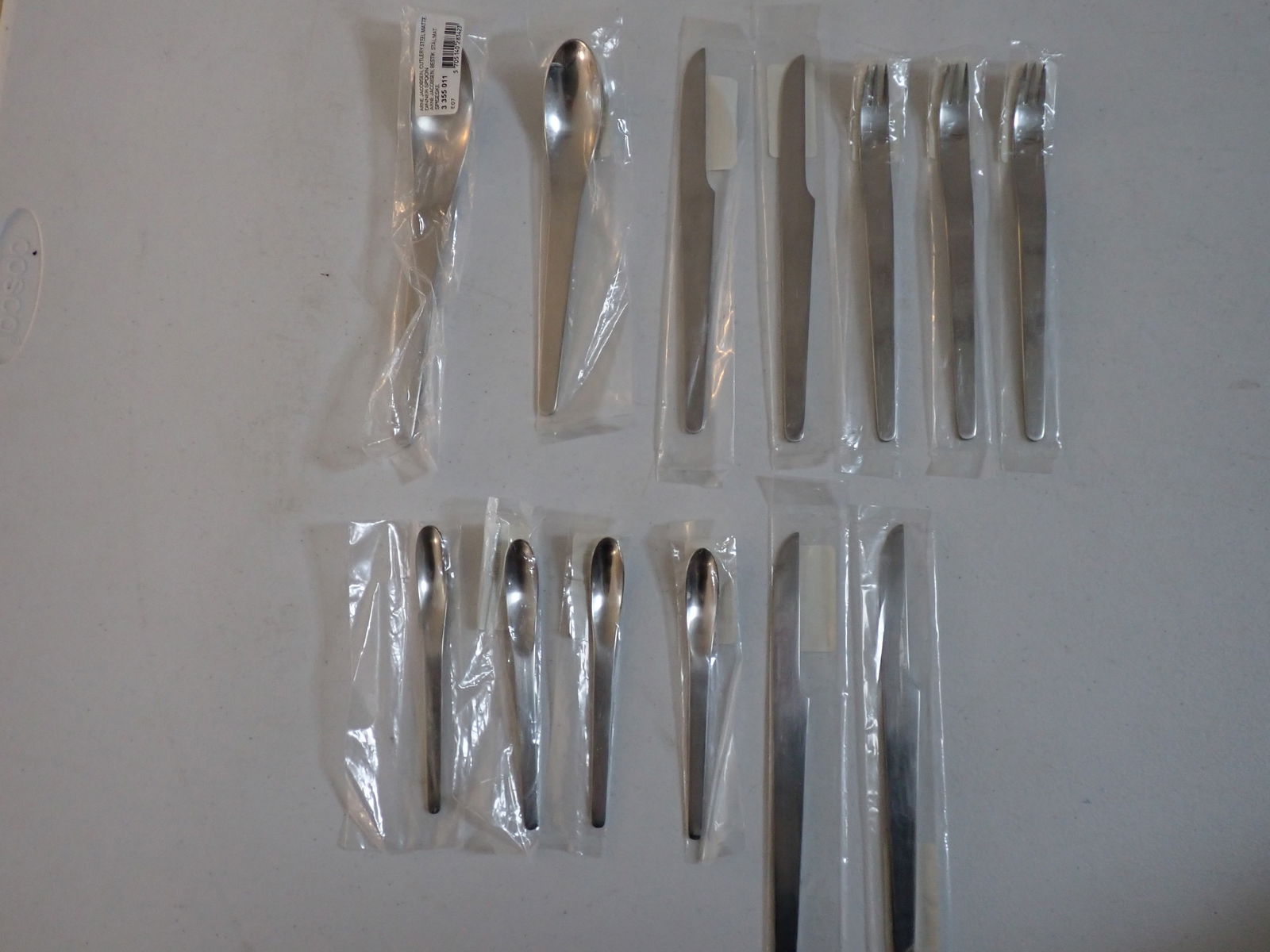 Arne Jacobsen Matte Georg Jensen Stainless Flatware (1 of 9)