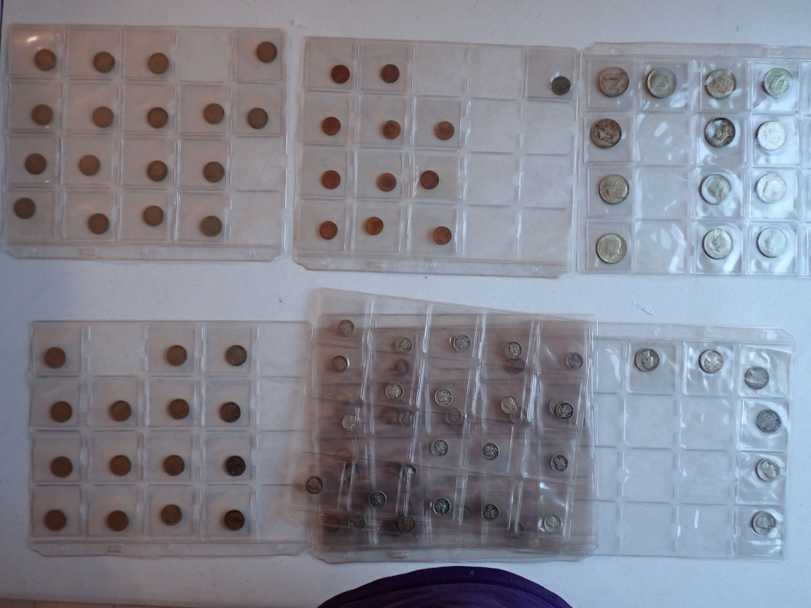 Silver Halfs, Quarters, Dimes and Other Coins. (1 of 13)