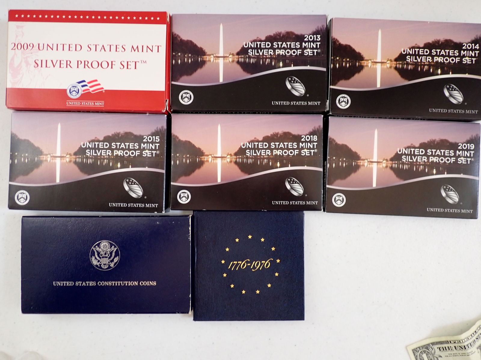 US Silver Proof Sets & Other Silver Coins (1 of 10)