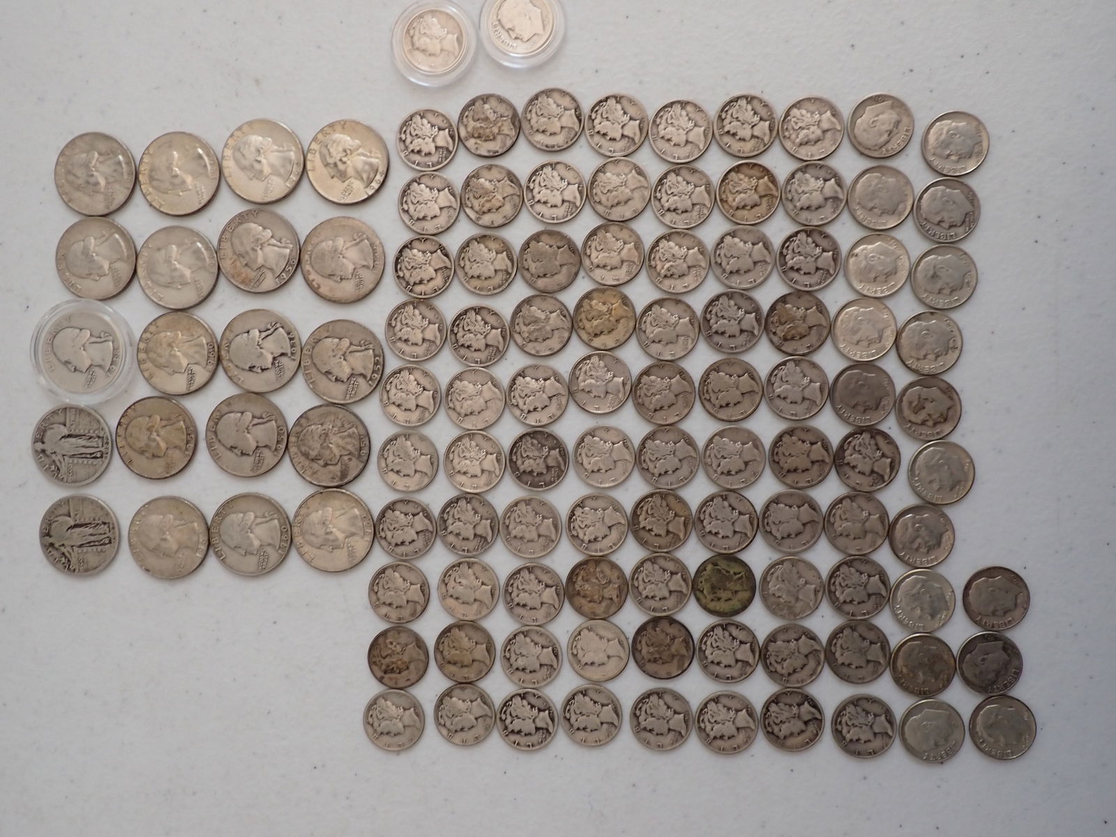 Silver Quarters and Dimes (1 of 13)