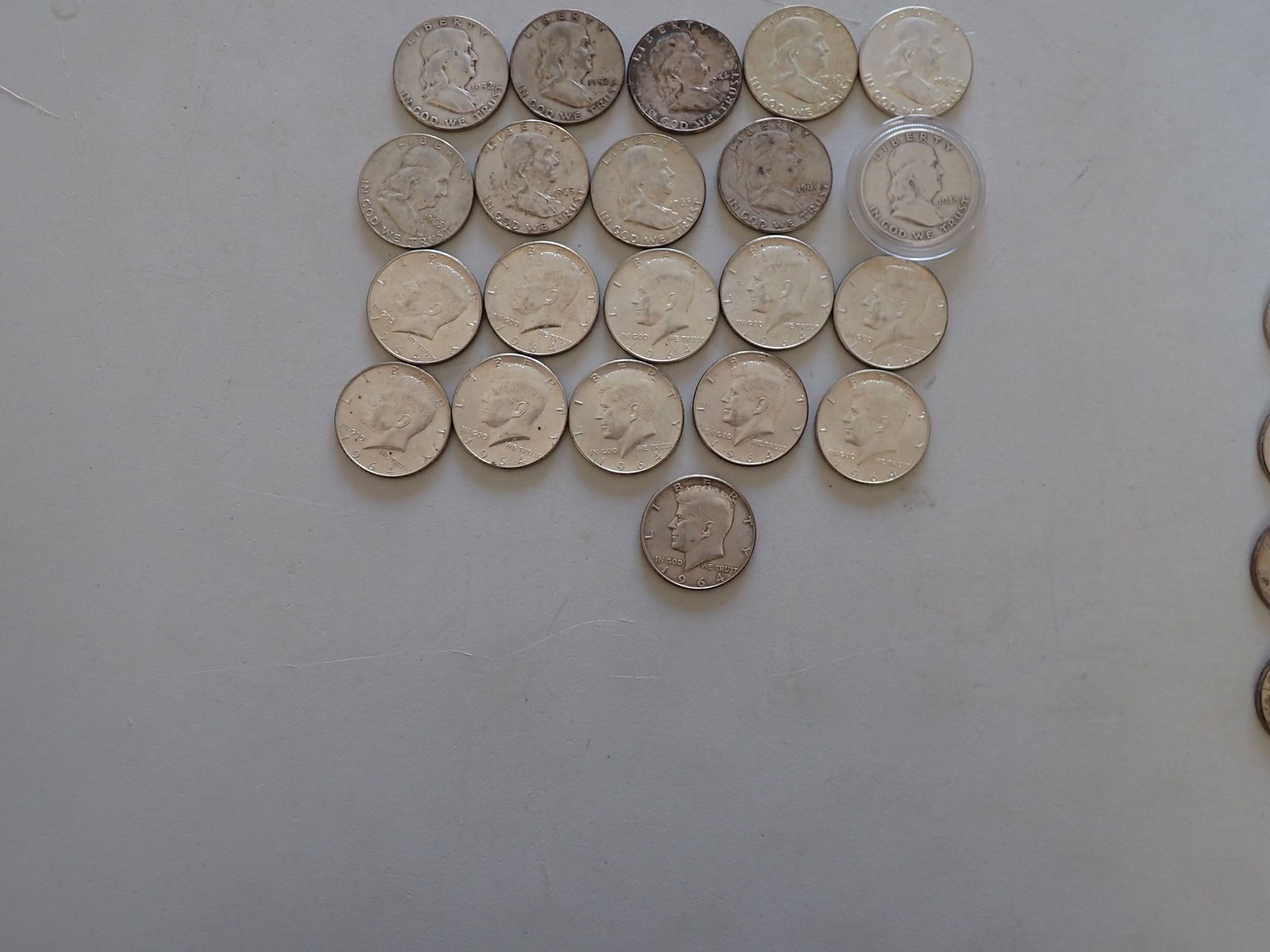 1948 & Other Franklin & Kennedy Halfs (1 of 5)