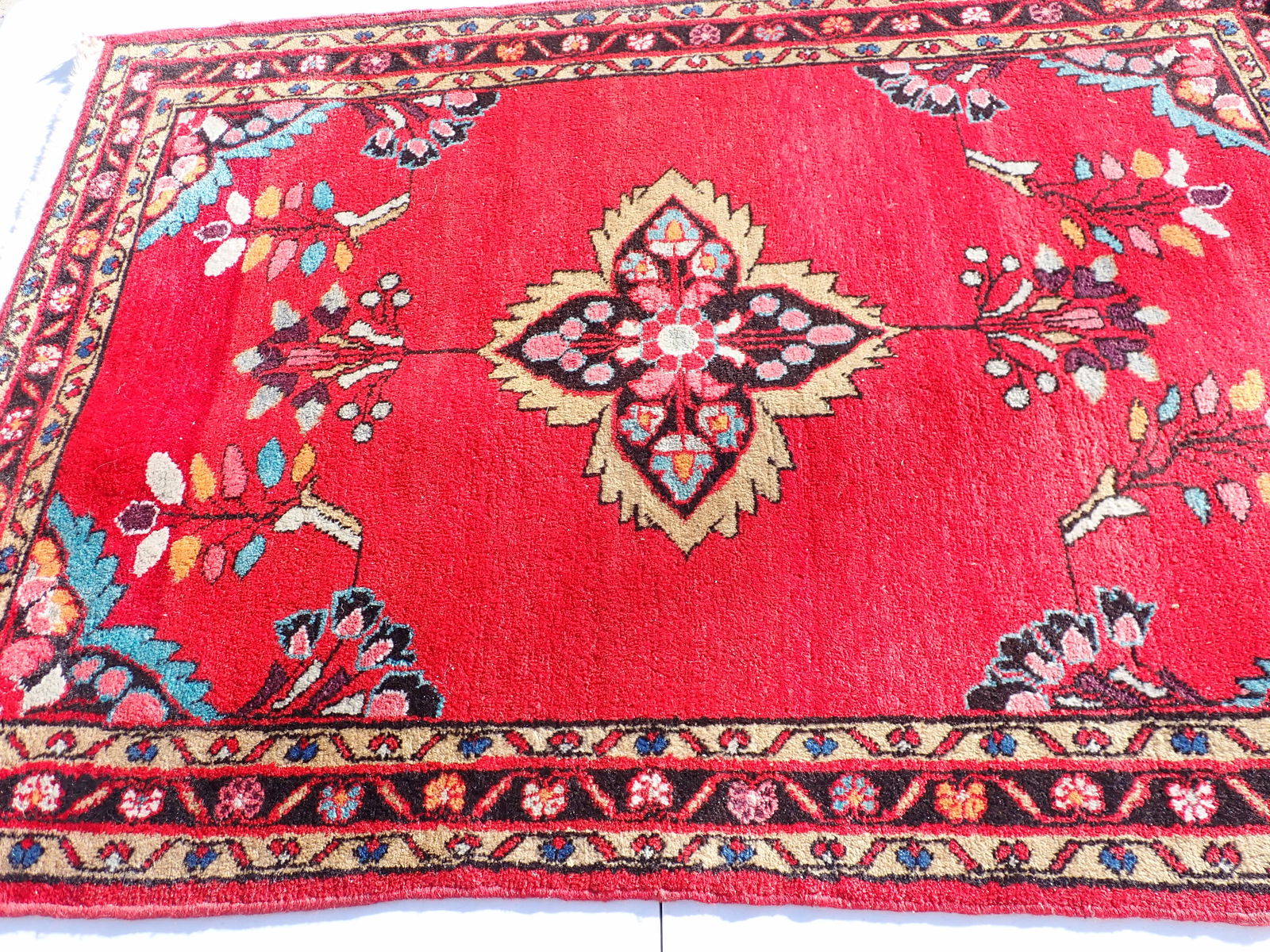 Hamadan 3' 10" x 5' 4" Oriental Rug (1 of 8)