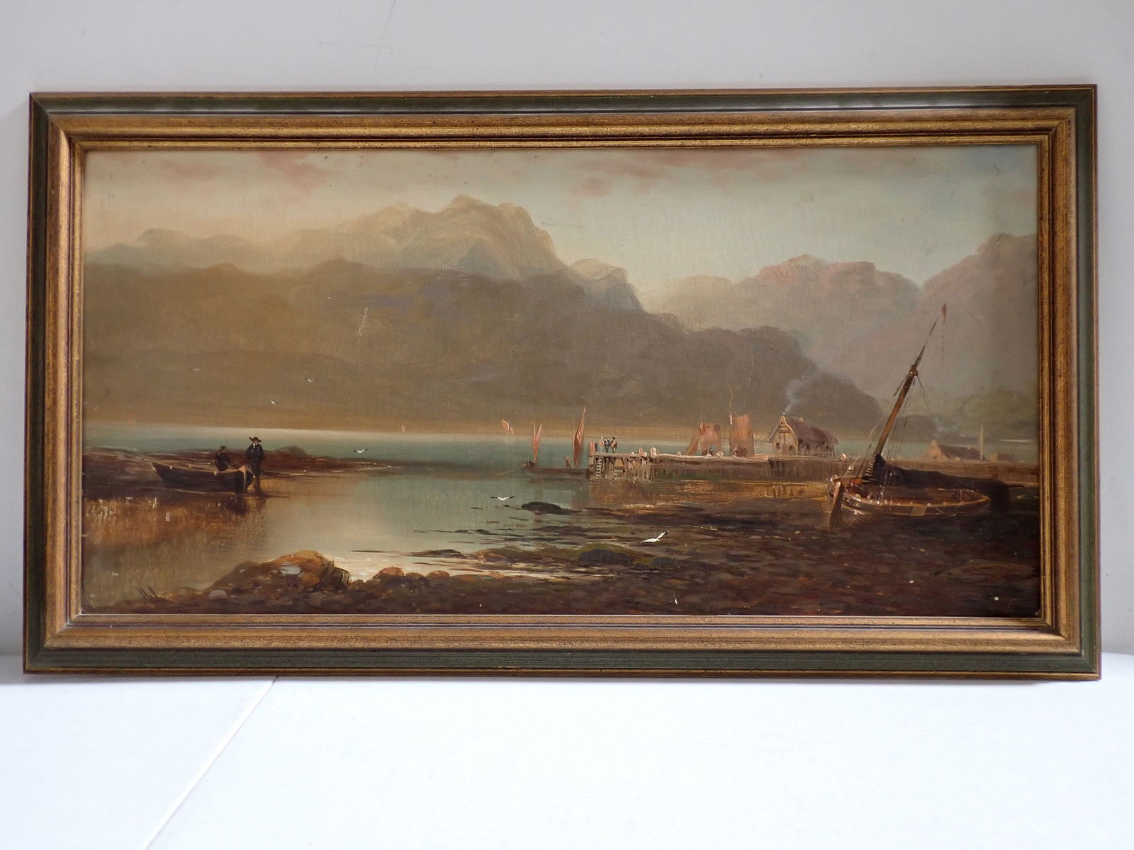 Loch Linnie (Loch Linnhe) Oil on Board. Artist Signed. (1 of 18)