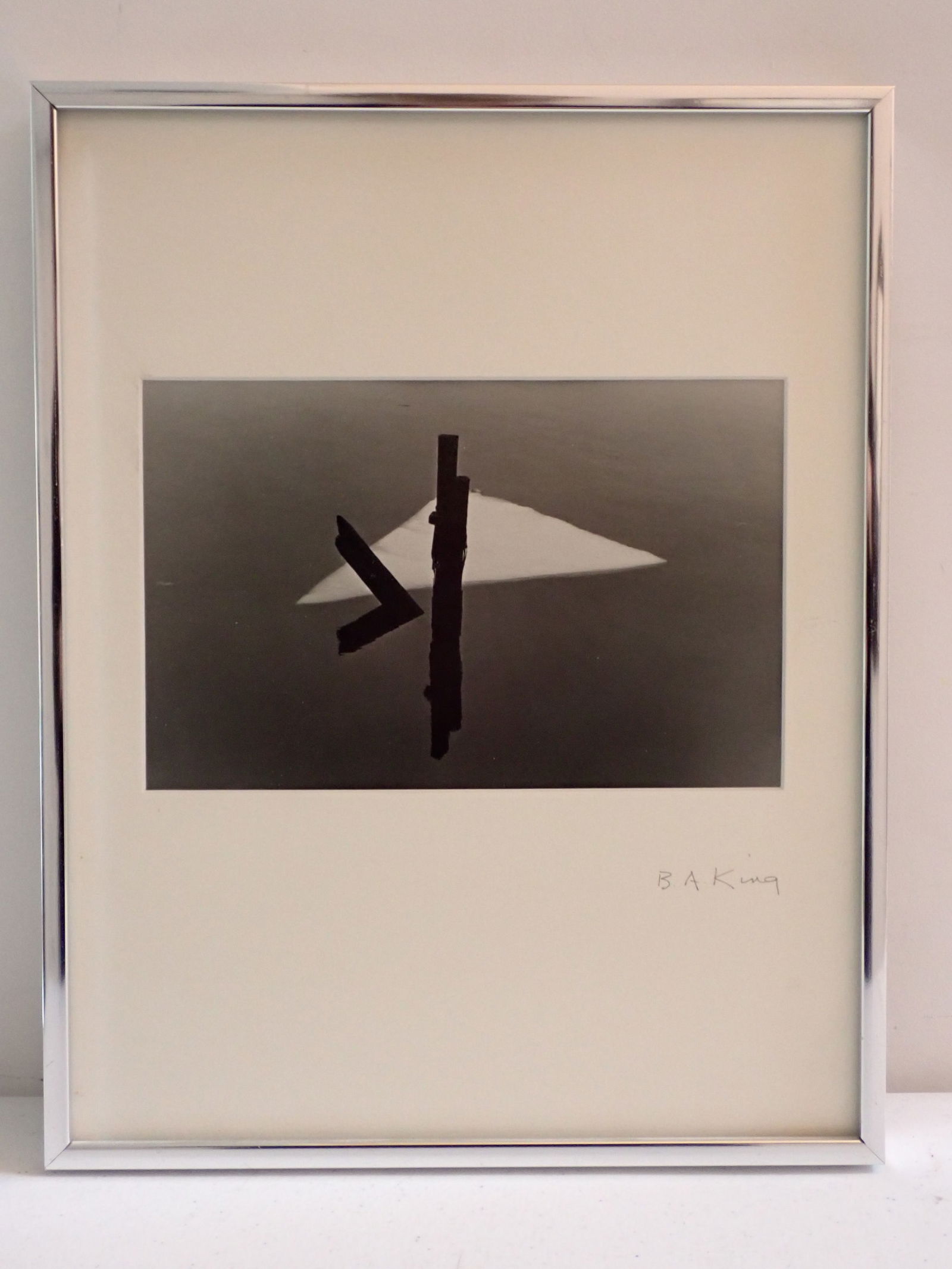 B.A. King Signed Abstract Print (1 of 5)